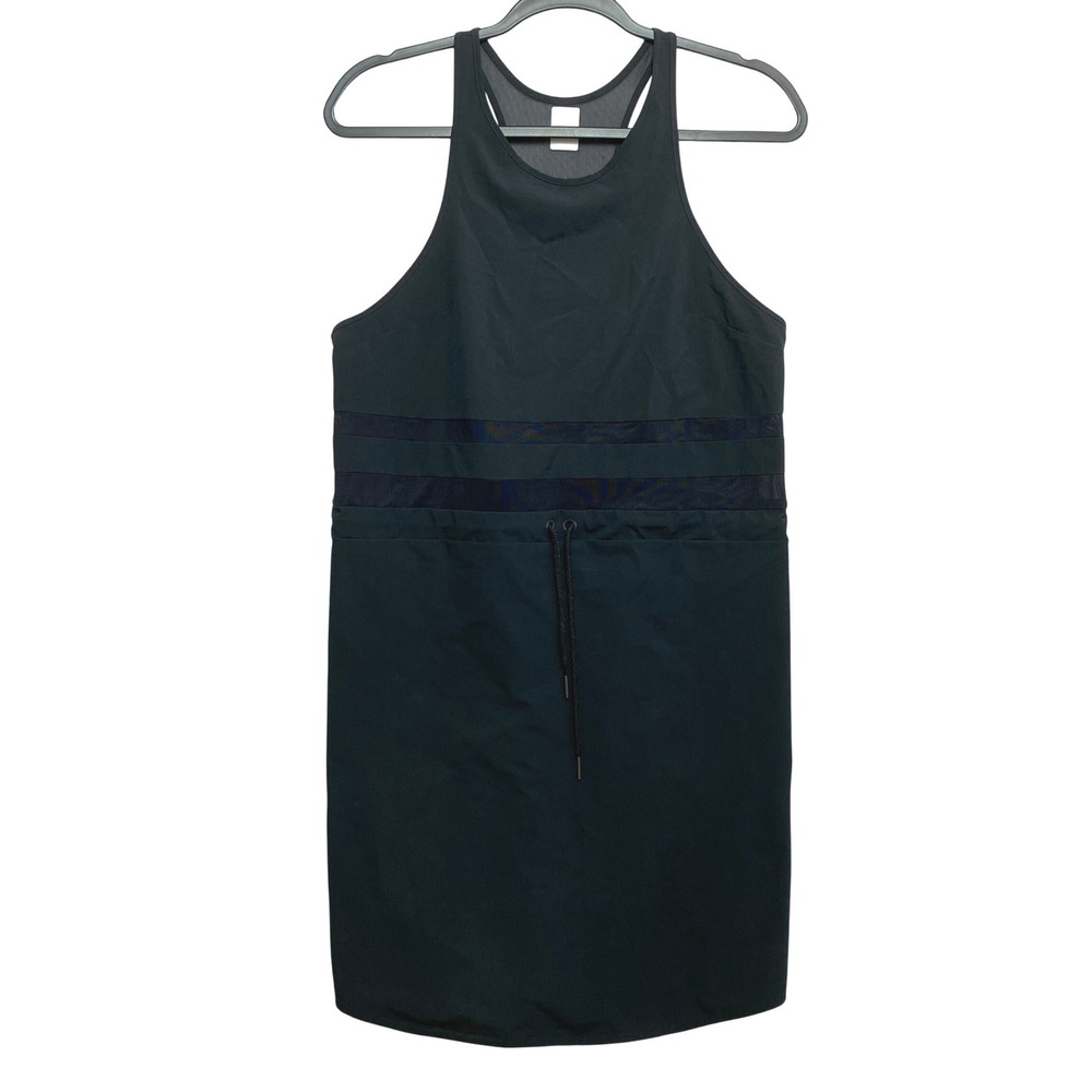 Under Armour Dress Womens Small Black HeatGear Mesh Panel Drawstring Waist